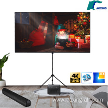 100 in 4k 3d black diamond projector screen